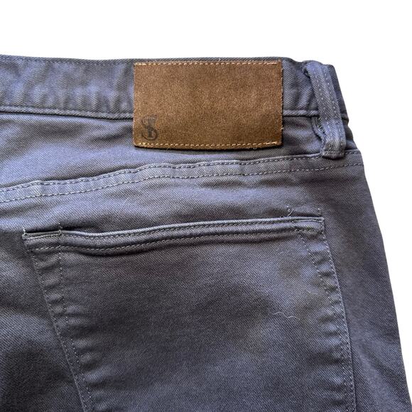 Todd Snyder Jeans Mens Size 34x31 (Actual) Dark Gray Slim Fit 5-Pocket Stretch - Picture 6 of 10